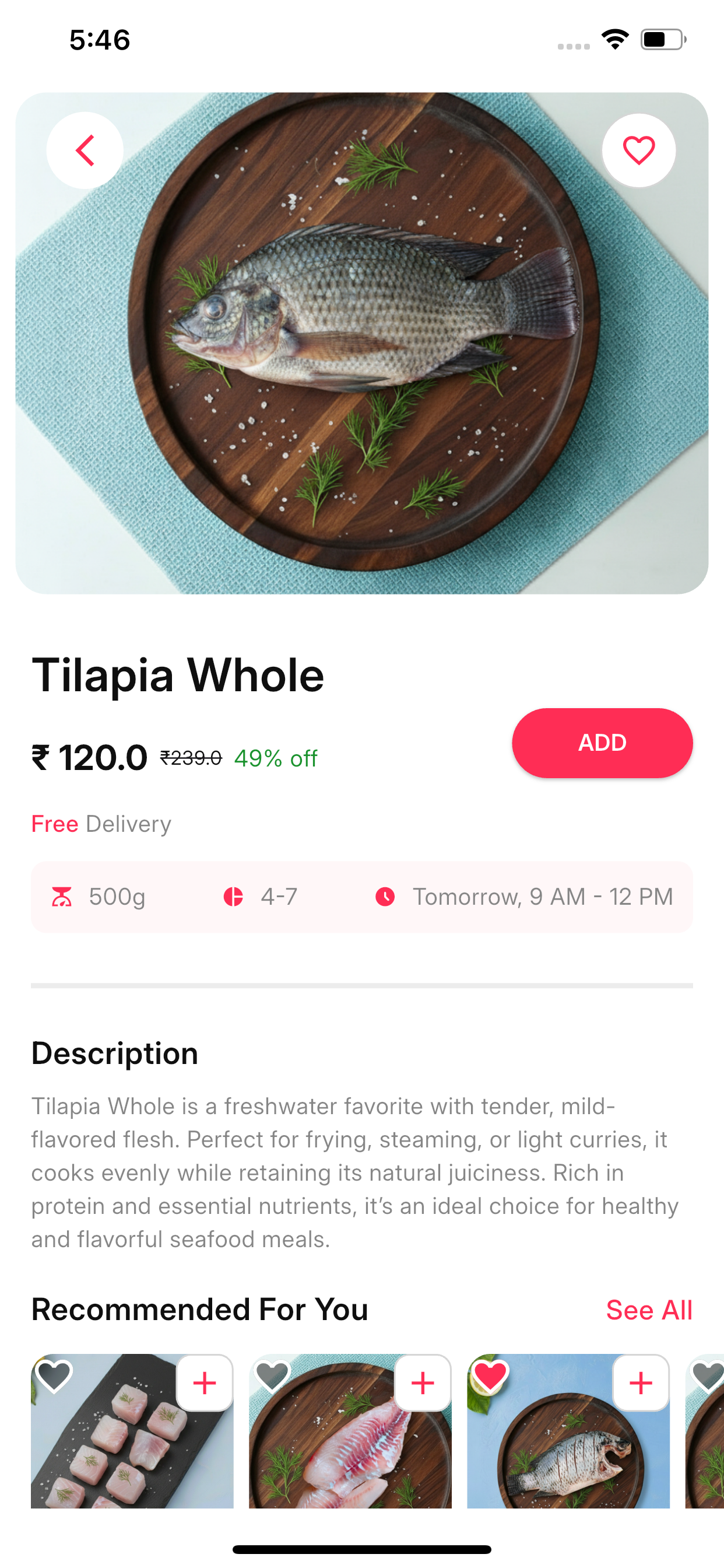 Freshvia - Fresh Fish Delivery screenshot 3