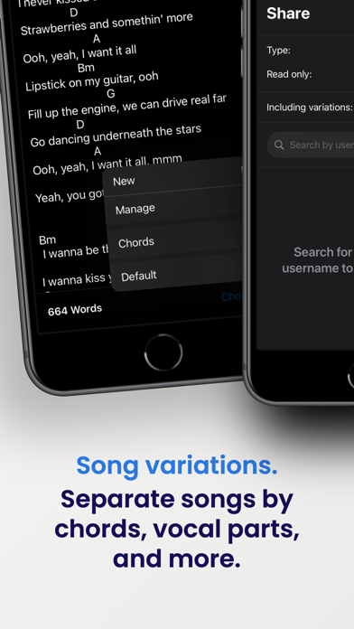 Lyrics: Live Screenshot