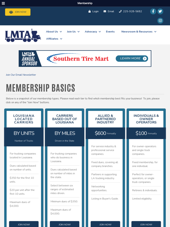 LA Motor Transport Association iPad screenshot 3 - Business app
