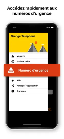 Capture d'écran de Orange Téléphone sur iPhone 6