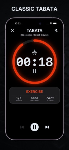 Chime - Interval Workout Timer iPhone screenshot