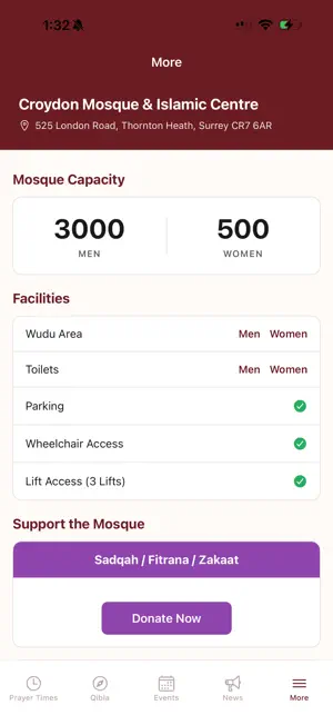 Croydon Mosque (CMIC) screenshot 1