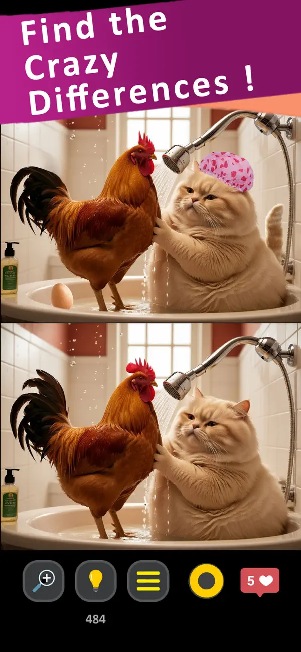 #1. Find the Difference: Big Game (iOS) By: KATAPS, TOO