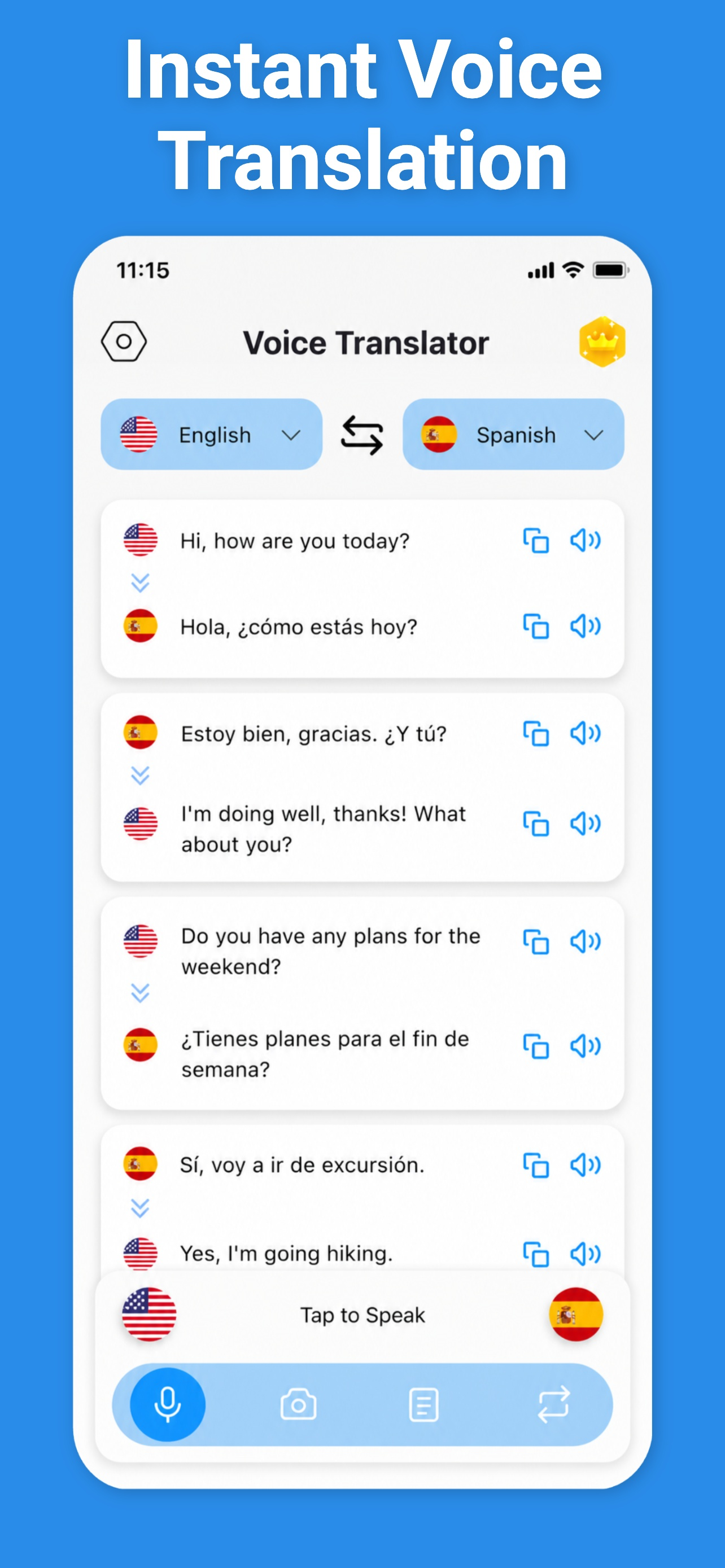 AI Translator: Voice & Camera screenshot 2