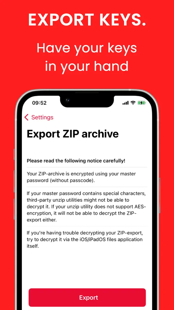 Raivo - Authentifizierungs app Screenshot 6