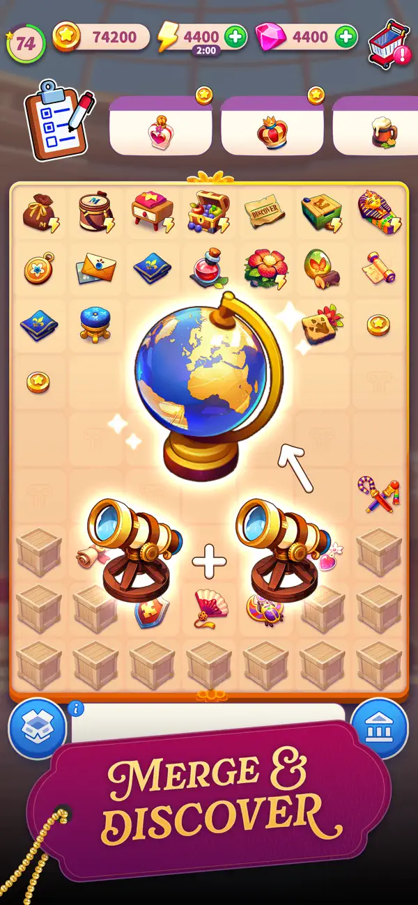 Merge Museum: Art & History Hack screenshot 2 - iOS game interface