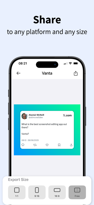 Vanta - Screenshot Editor Screenshot 4 of 4