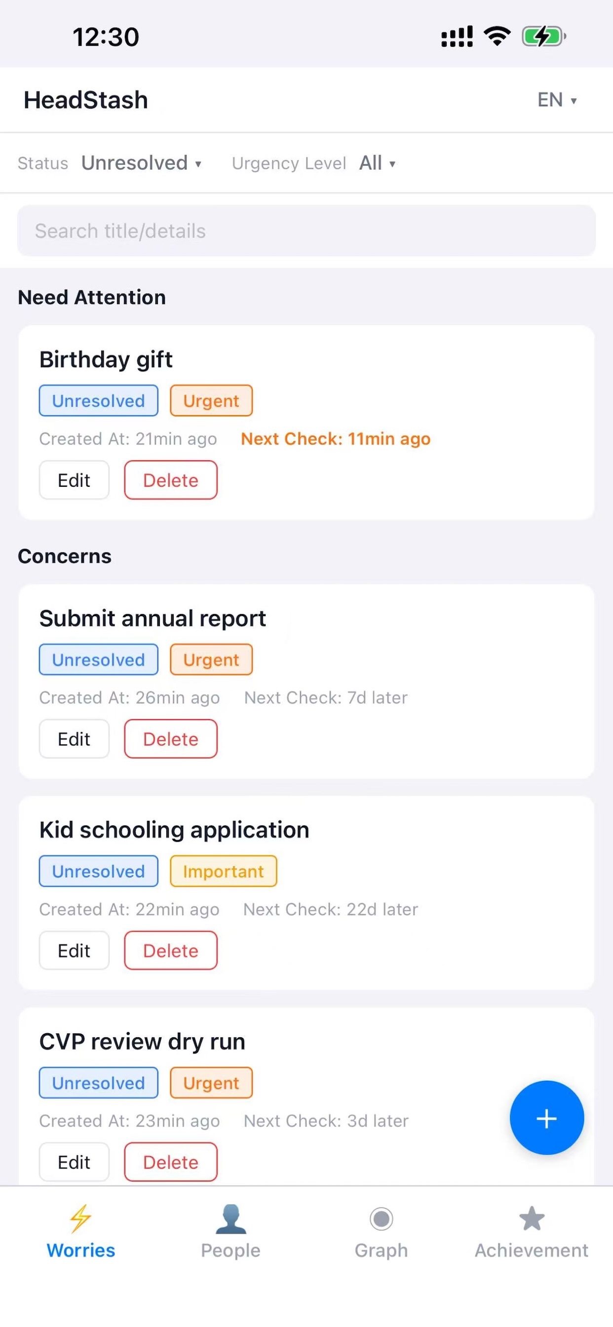 HeadStash screenshot 2