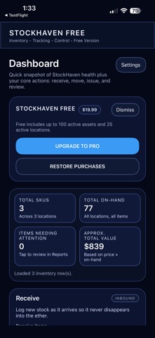 StockHaven screenshot