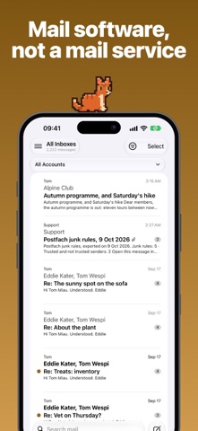 Postfach screenshot 1