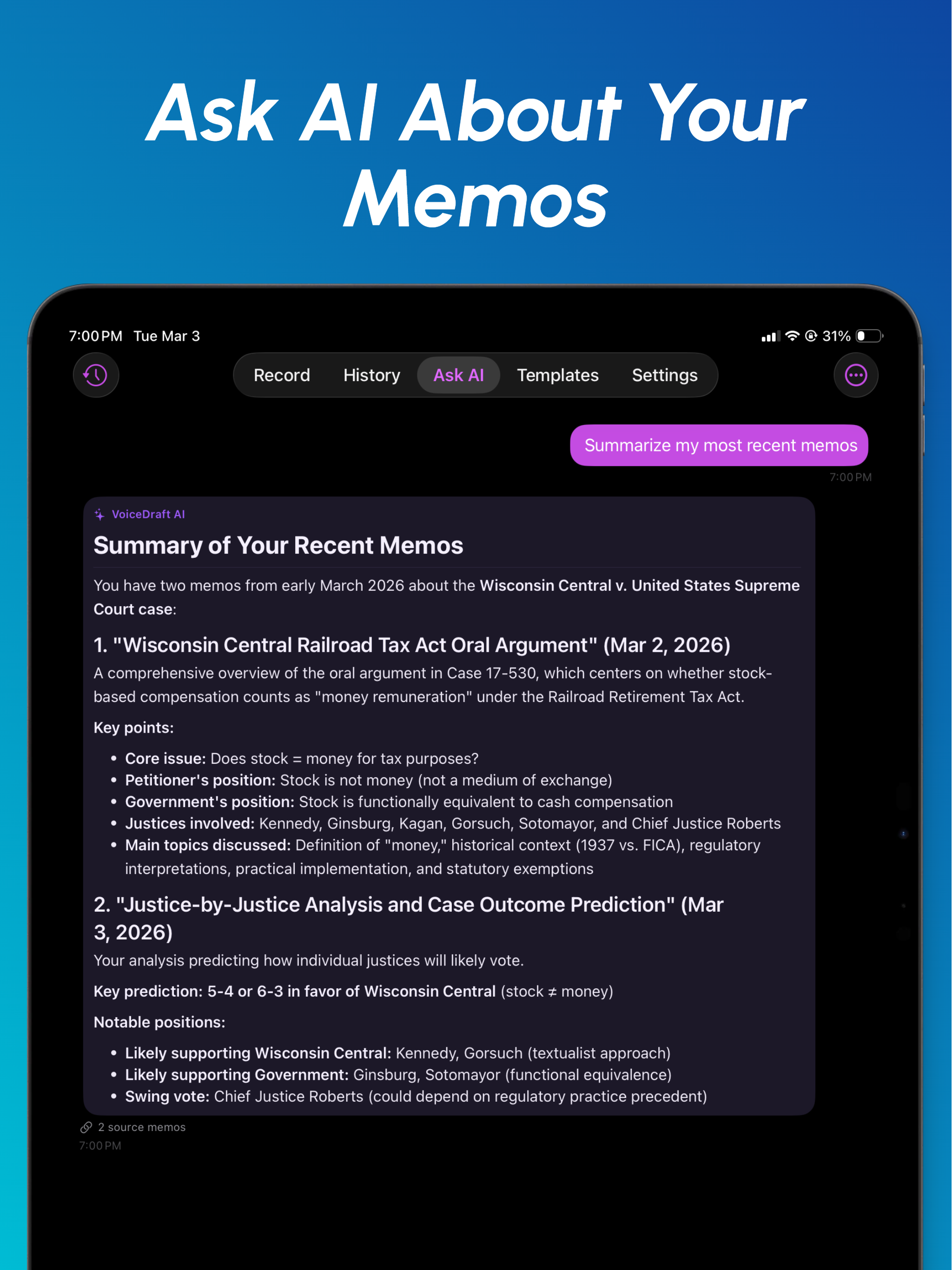 Voice/Draft Voice Memo & Notes screenshot 9
