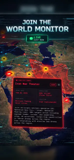 World Monitor - Real-Time News screenshot 2