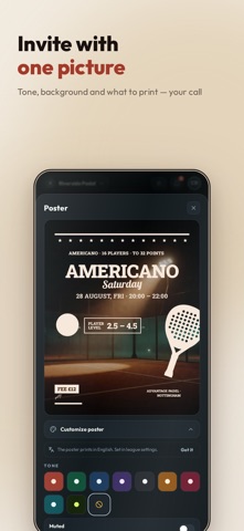 PadelPack — Padel League iPhone screenshot