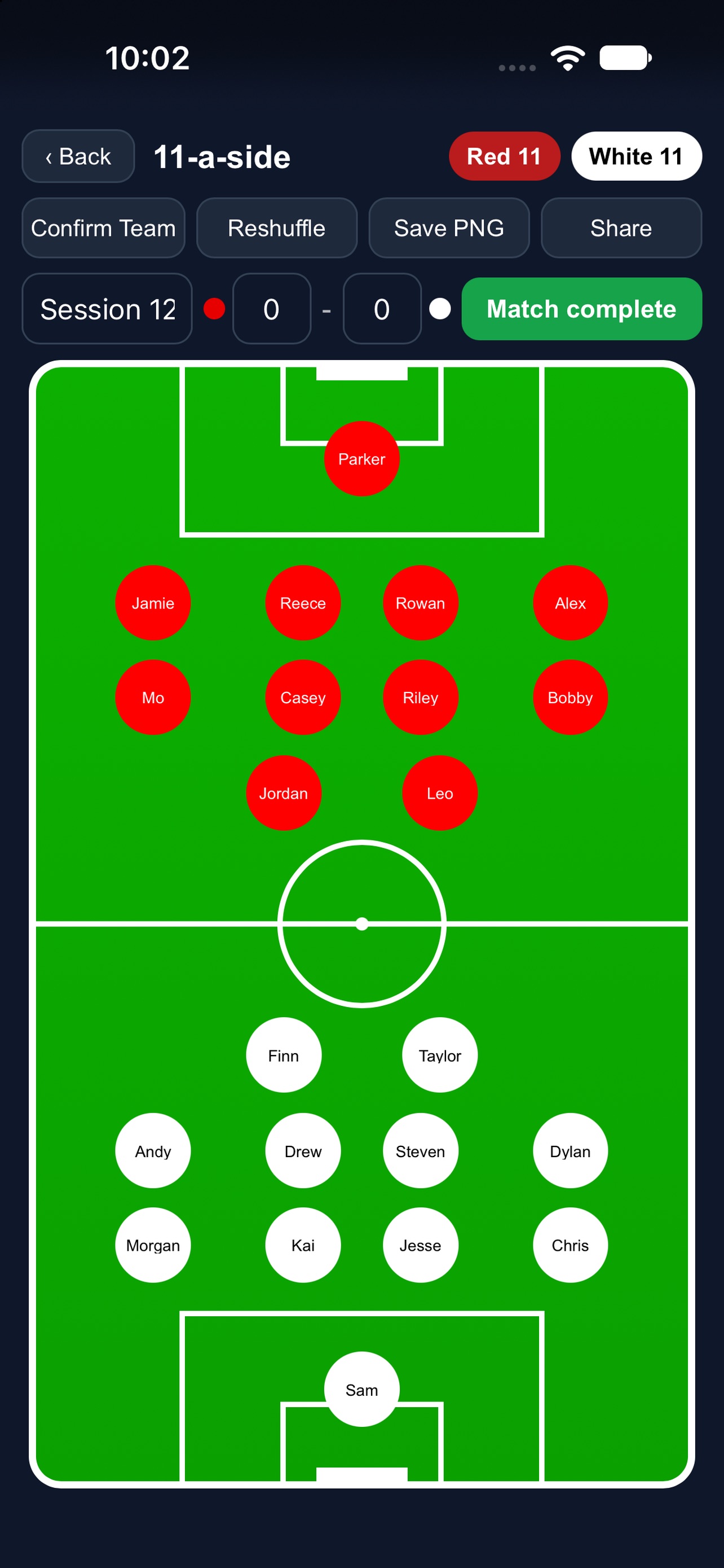 Screenshot 9 of Lineups: Team Selector