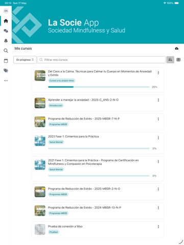 La Socie App iPad screenshot