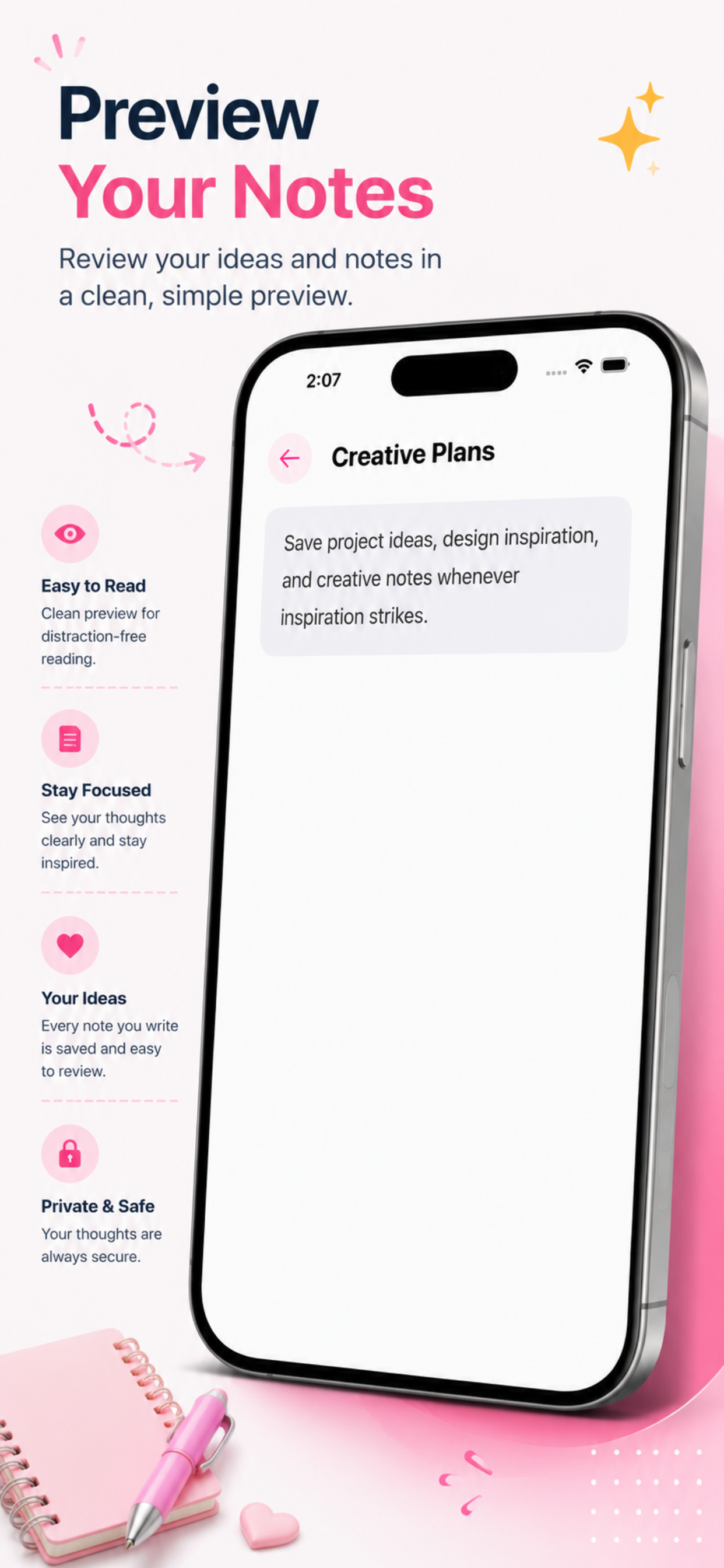 GlowNote - Notes & Notebook screenshot 3