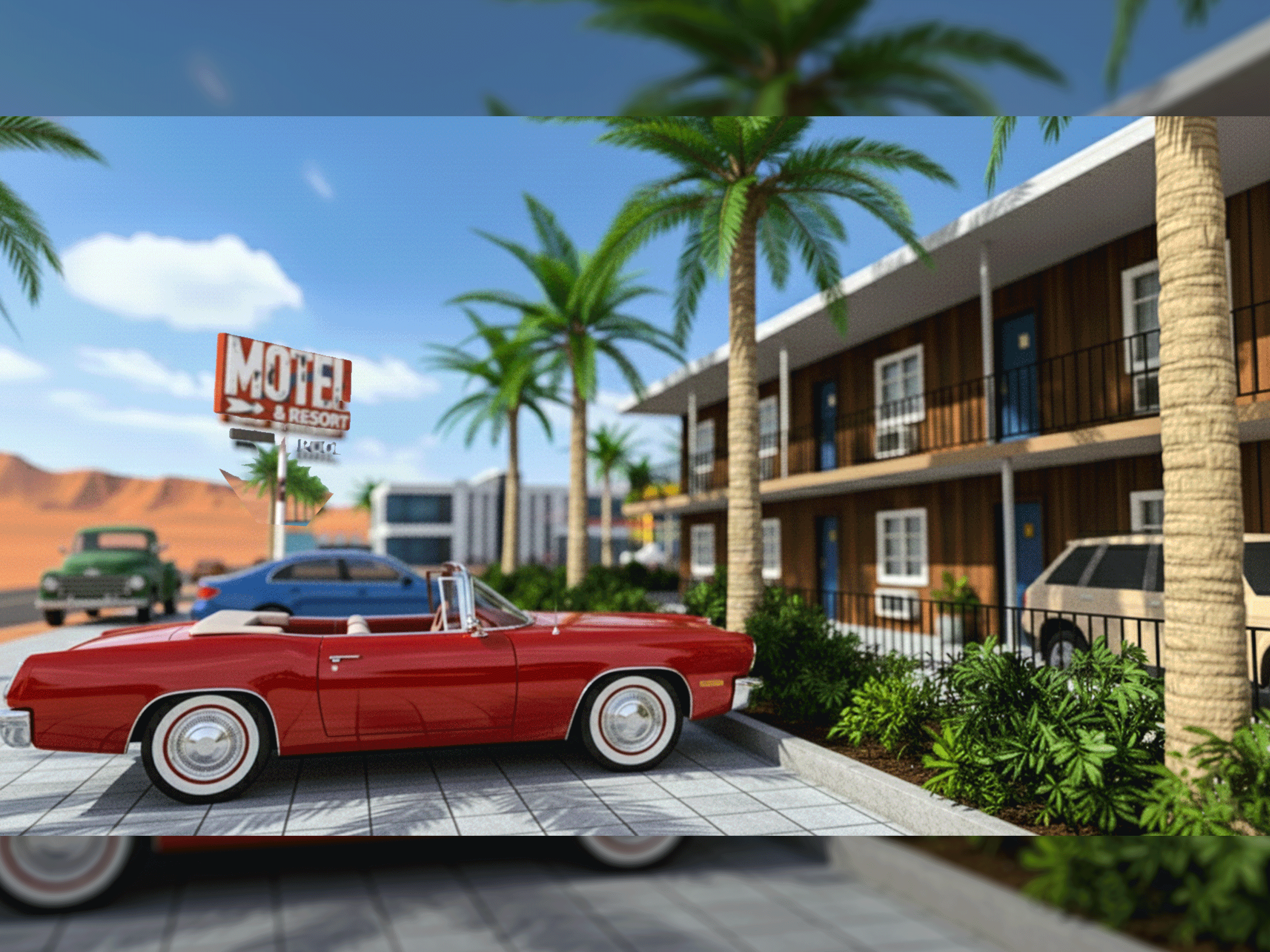 Motel Sim Supermarket Game 3D screenshot 8