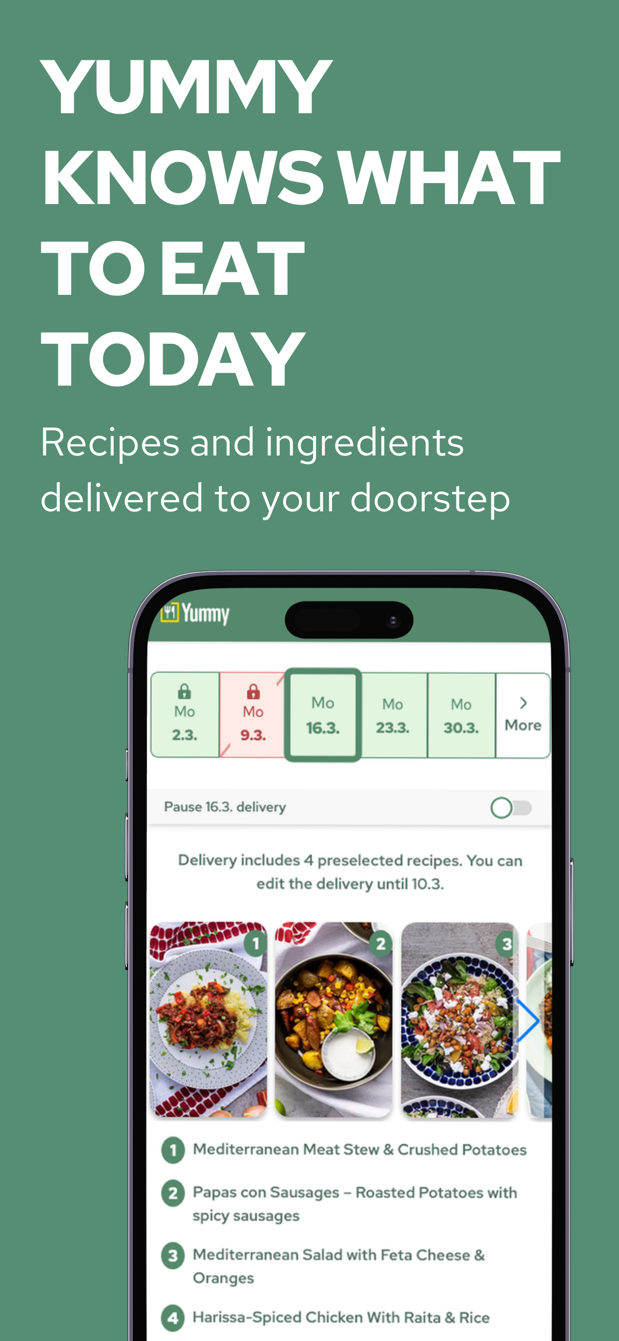 Yummy - Meal Kit Service