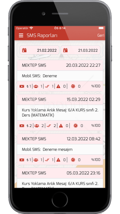 Mektep SMS Screenshot