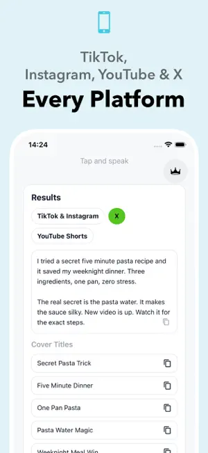 TurboPost: Faster AI Captions screenshot 3