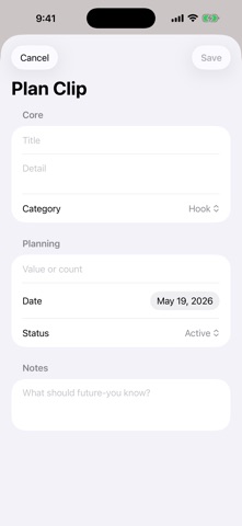 Clip Cradle screenshot