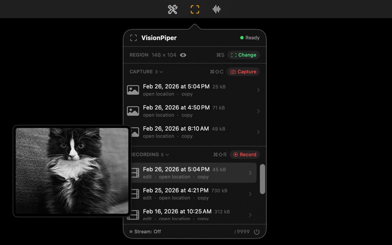 VisionPiper screenshot