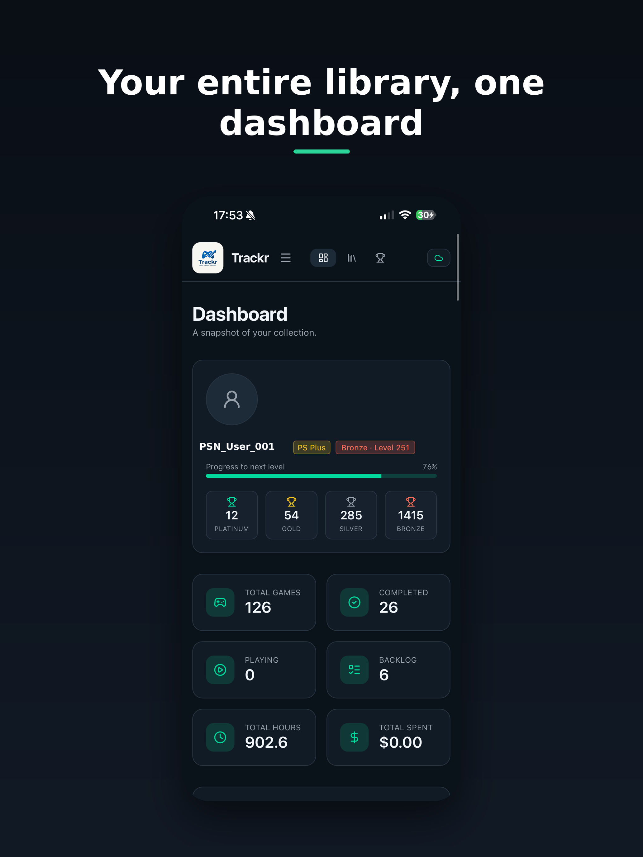 Trackr: Trophy Tracker screenshot 12