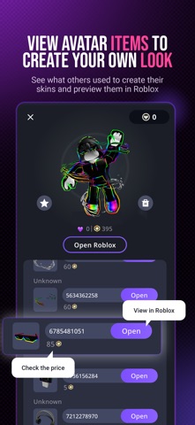 SwipeAva: Skins & Avatars iPhone screenshot