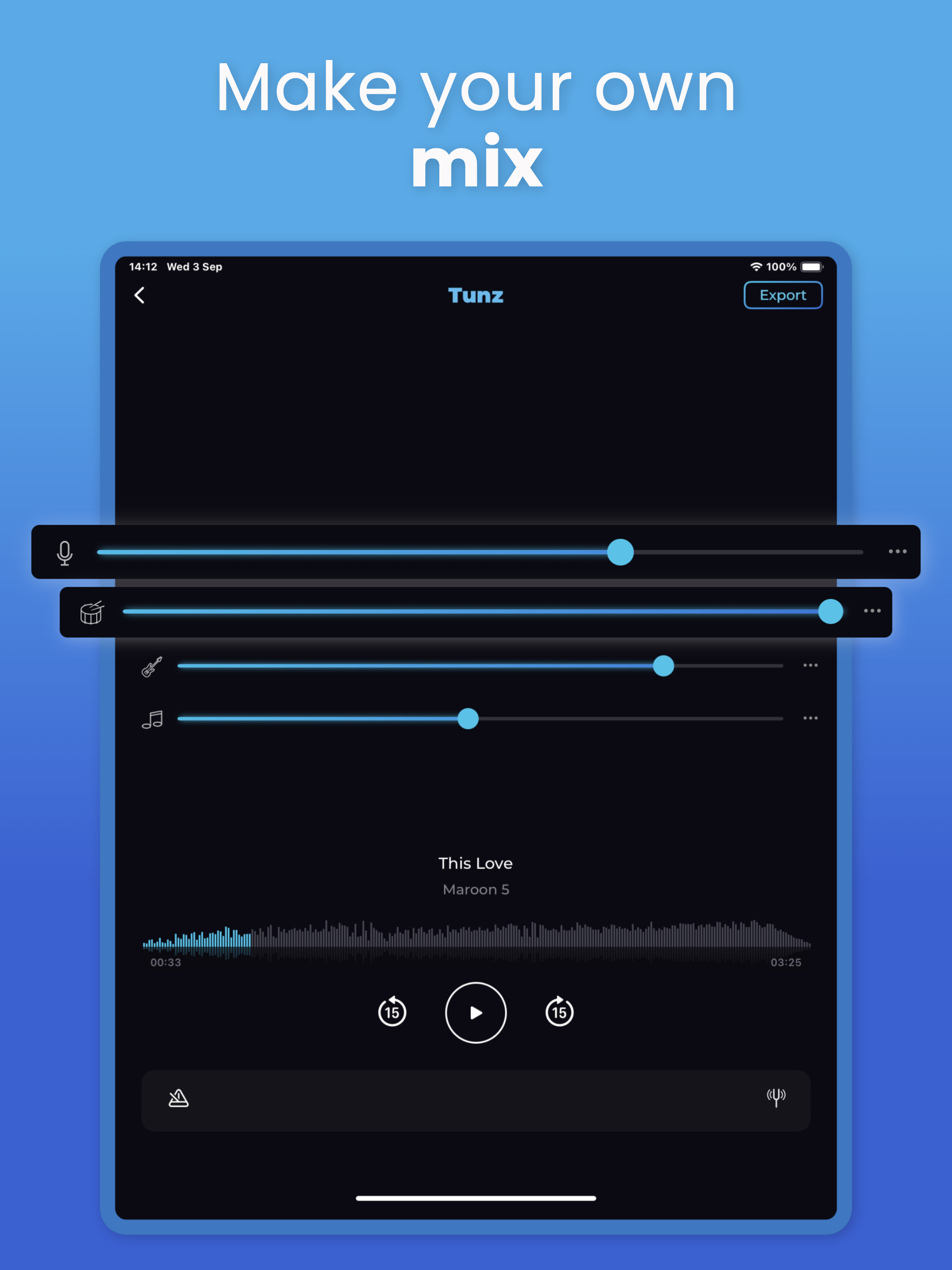 Vocal remover & Separator Tunz