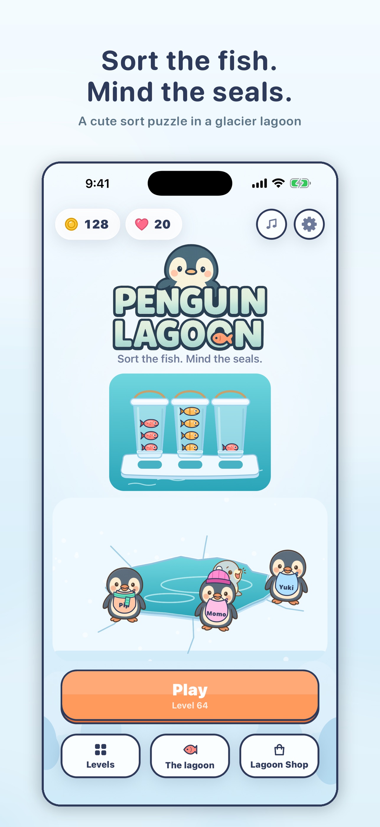 Screenshot 1 of Penguin Lagoon