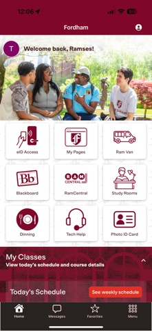 Fordham Mobile screenshot