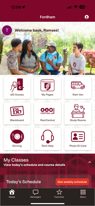 Fordham Mobile Screenshot 1 of 5