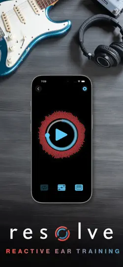 Captura de pantalla de Resolve: Reactive Ear Training en iPhone 1