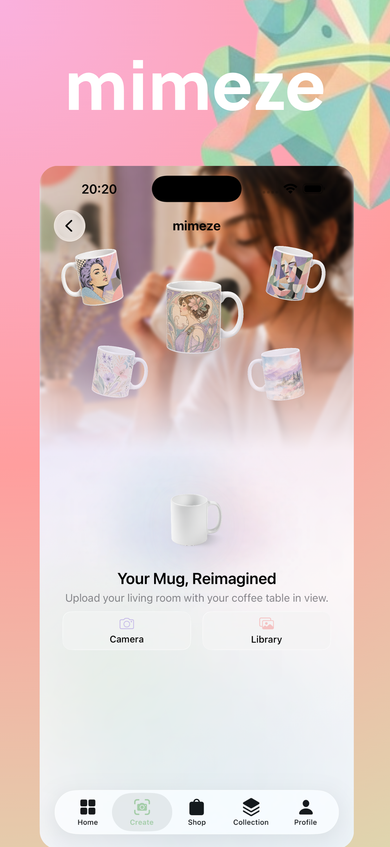 mimeze: AI Art Prints & Gifts screenshot 3
