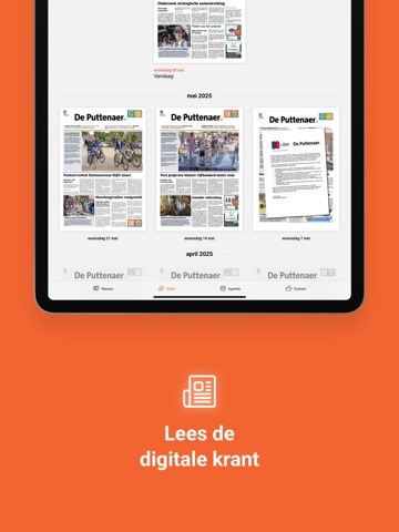 De Puttenaer iPad screenshot