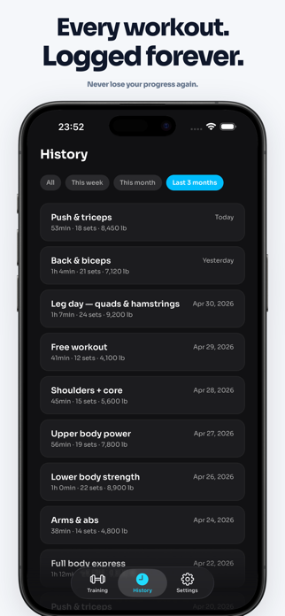 MoreRep: Workout Tracker Screenshot 5 of 5