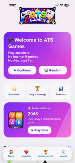 Скриншот ATS Games на iPhone 2