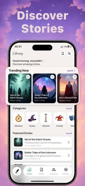 Novel AI: AI Stories Generator screenshot 4