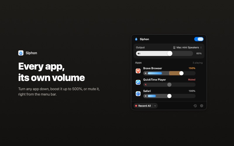 Siphon: Audio Controller screenshot 1