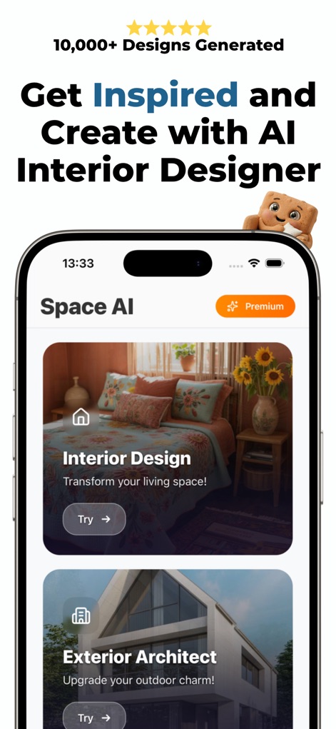 AI Room Design: Space AI - Graphics & Design App | MWM