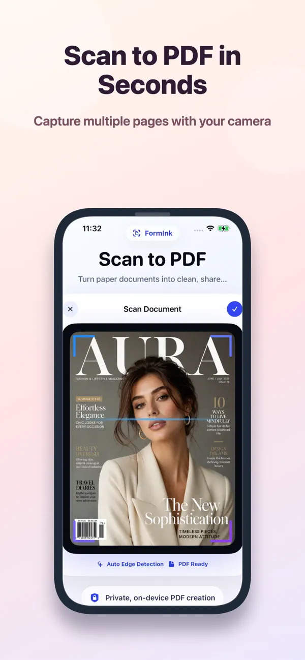 Screenshot #2 pour FormInk: PDF Scanner Sign App