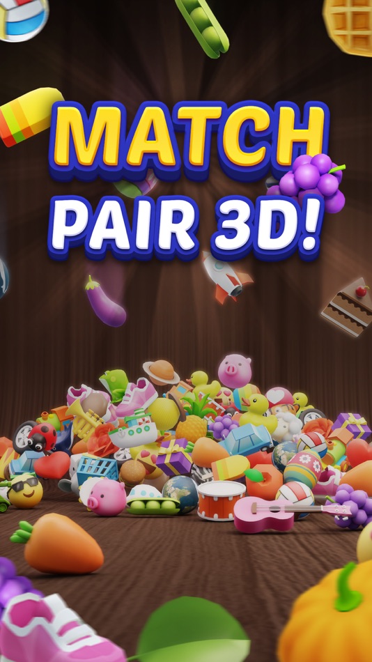 #6. Match Pair 3D - Matching Game (iOS) 来自: BRAINWORKS PUBLISHING PTE. LTD.
