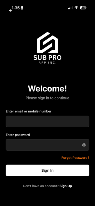 Sub Pro App Inc. Screenshot 8 of 8