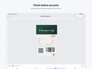 Taglio – Label Design iPad screenshot