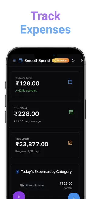 SmoothSpend screenshot 1