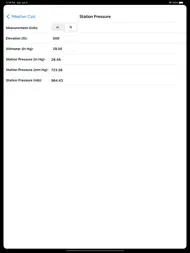 Weather Calc ipad bilder 1