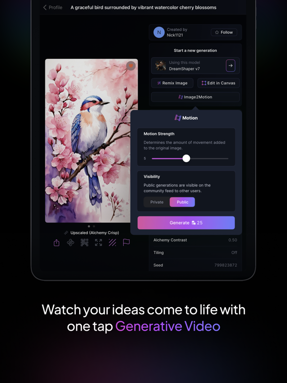 Leonardo.Ai - Image Generator iPad screenshot 8 - Graphics & Design app
