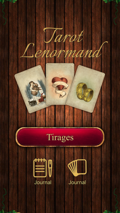 Screenshot #1 pour Tarot Lenormand!
