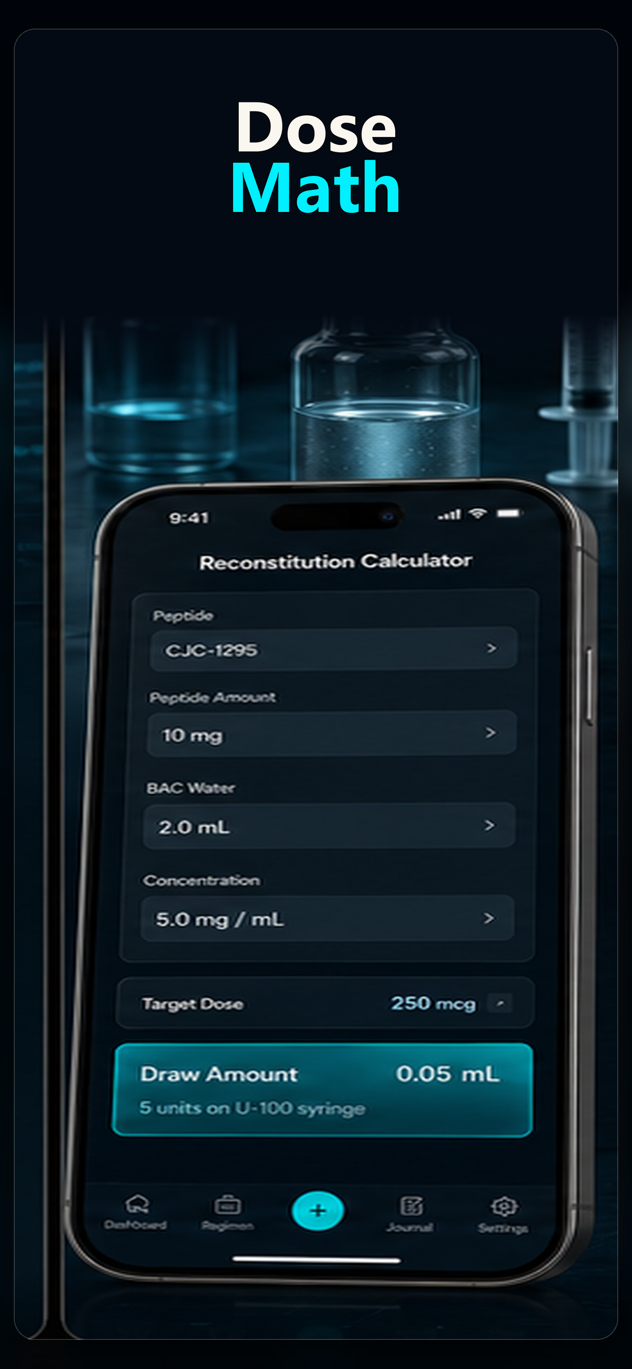 Peptide Vault: Regimen Tracker