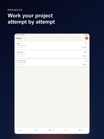 Rock Climbing Log & Tracker iPad screenshot